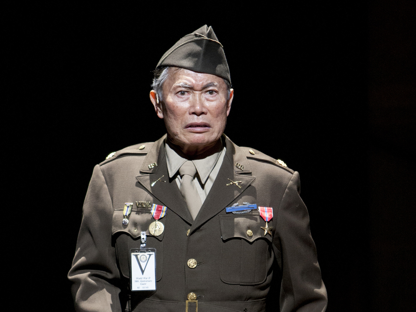 George Takei in Allegiance - A New America Musical  Photo by Henry DeRocco